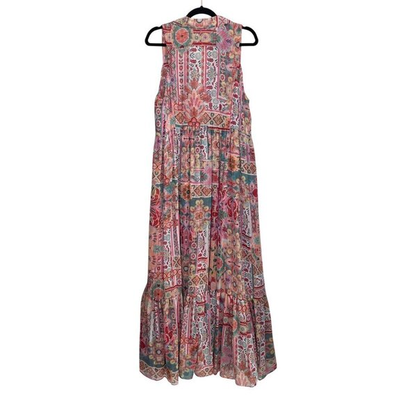 🔥Hot Deal! MISA Los Angeles Hilma Palazzo Tile Maxi Dress Size M New With Tags🔥 - Picture 4 of 13